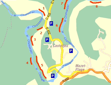 sites autour de castejau