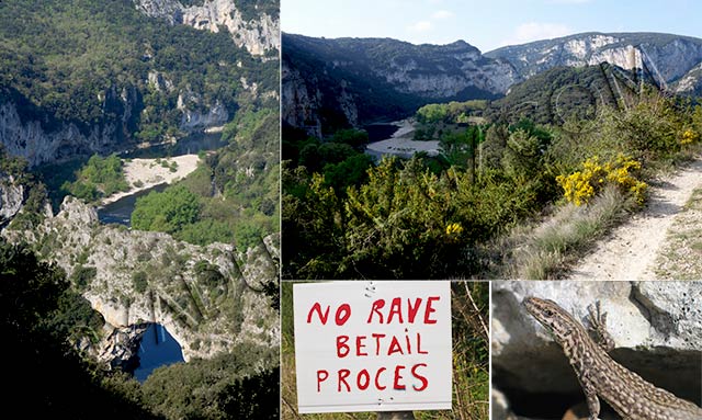 vtt en ardèche : vtt vallon tioure
