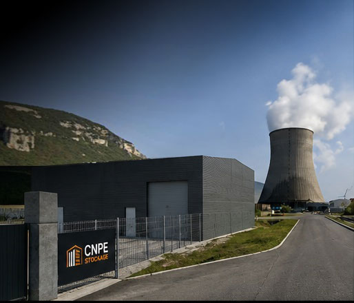 le site CNPE STOCKAGE à la centrale de Cruas-Meyssse 