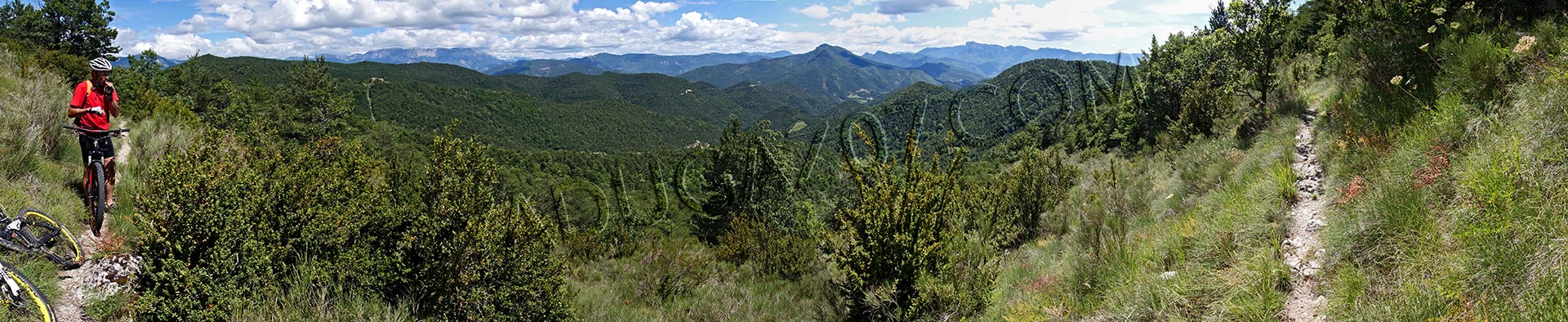 ardèche : panorama col fonteuse