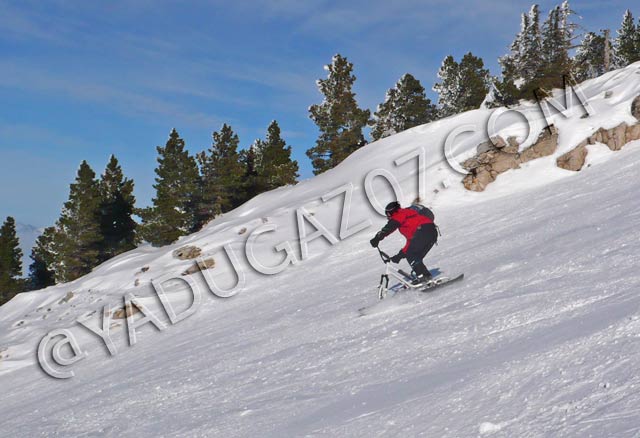 ardèche : snowscoot villard