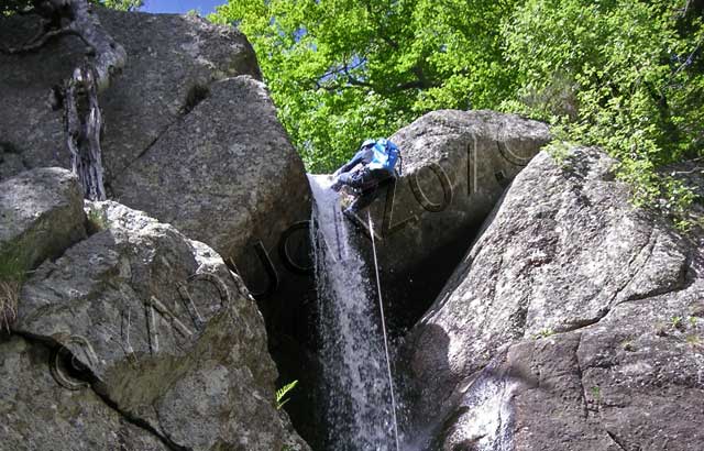 canyoning en ardèche : canyon rieu grand