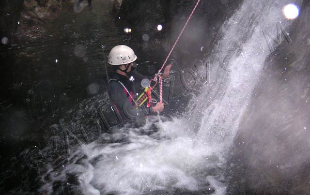 canyoning en ardèche : canyon verrerie