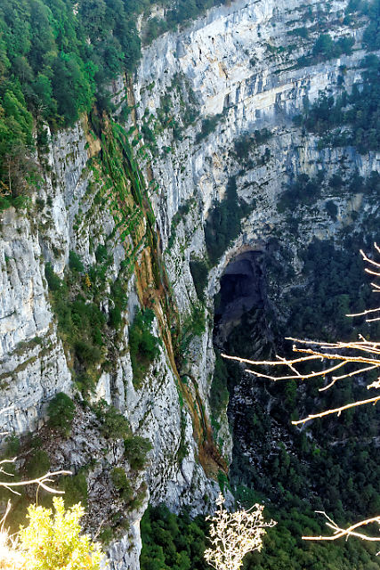canyoning en Ardèche : cascade moulin marquis bournillon