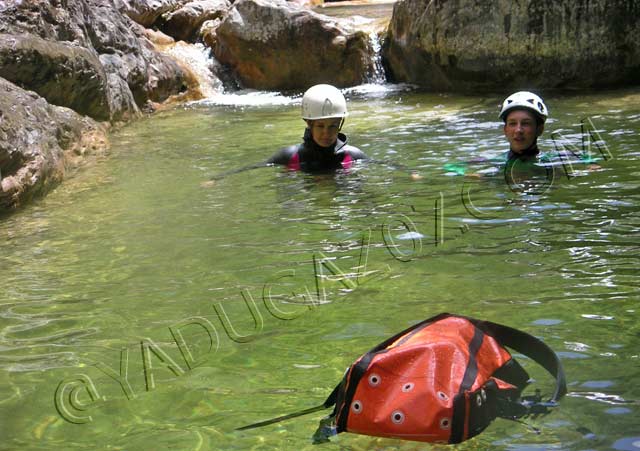 canyoning à Thines : canyon de la Thines