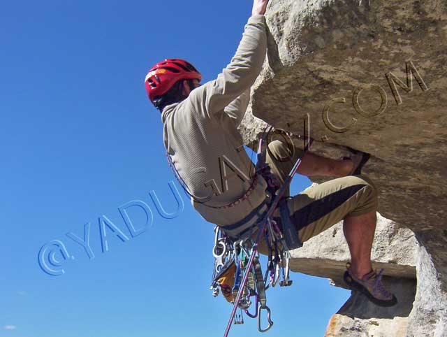 escalade en ardèche : patrick richemale