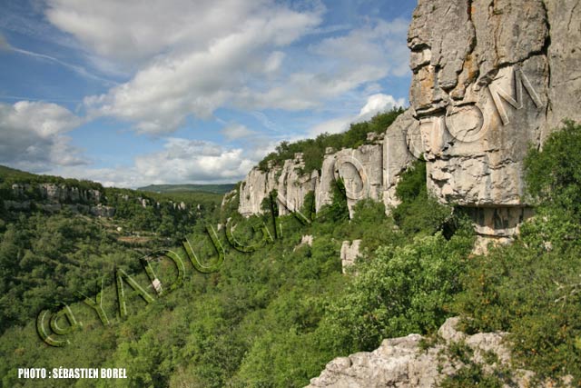 escalade à Lussas : Chabanne