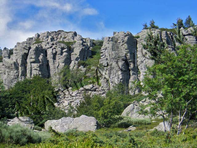 escalade en ardèche : site escalade les coux