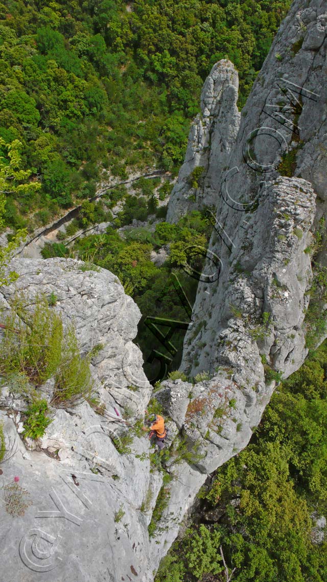 escalade à Saint Montan : Le Rimouren