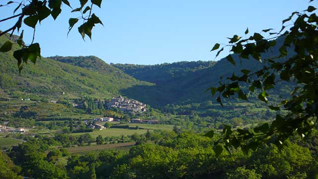 vtt en ardèche : aubignas 8