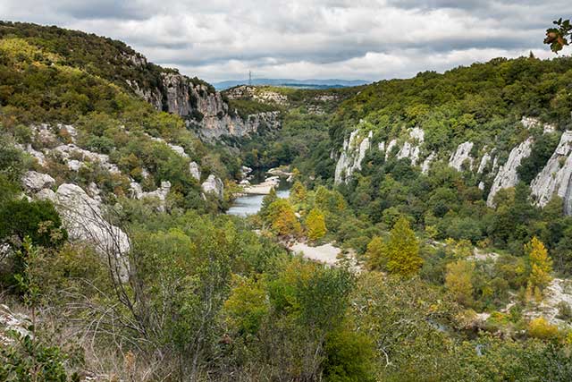 vtt en ardèche : chassezac mazet casteljau