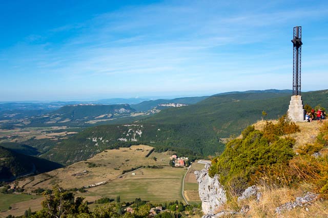 vtt en ardèche : croix du vellan