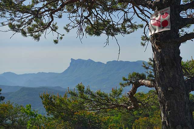 vtt en ardèche : les 3 becs sentiers du soleil