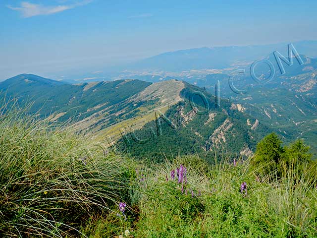 vtt en ardèche : monges crete st joseph vaumuse