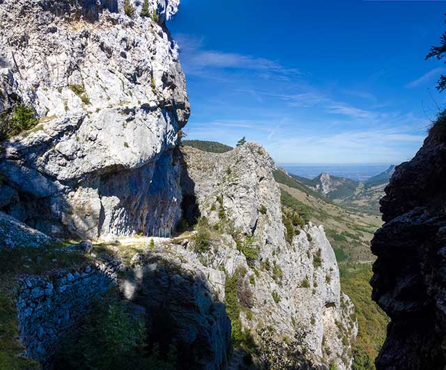 vtt en ardèche : pas de la truite