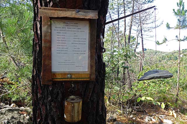 vtt en ardèche : station meteo ailhon