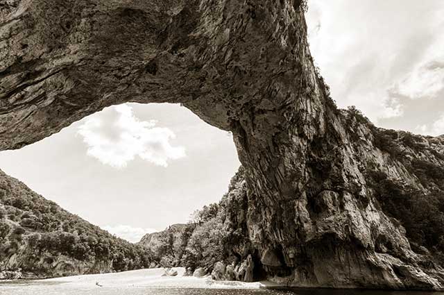 vtt en Ardèche : Tour des Gorges de l'Ardèche