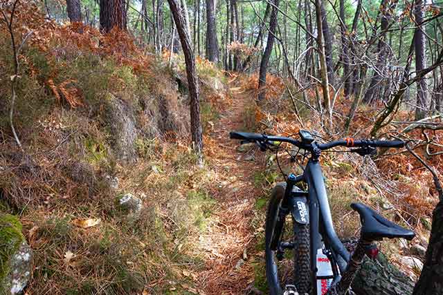 vtt en ardèche : vtt ailhon aubenas