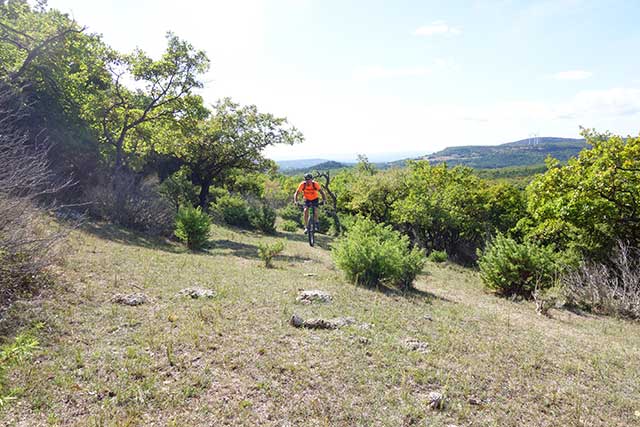 vtt en ardèche : vtt allan aiguebelle