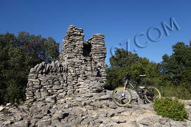 vtt en ardèche : vtt bois des geantes