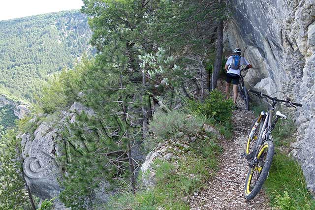 vtt en ardèche : vtt chatillon gr91