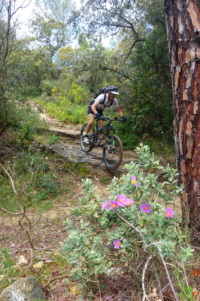 vtt en ardèche : vtt chusclan