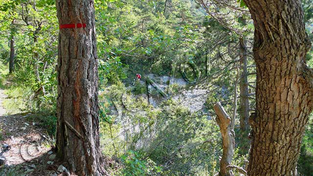 vtt en ardèche : vtt col de caux