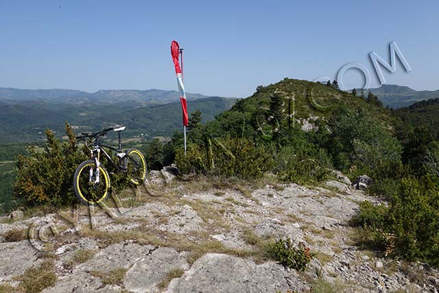 vtt en ardèche : vtt cretes de louyre