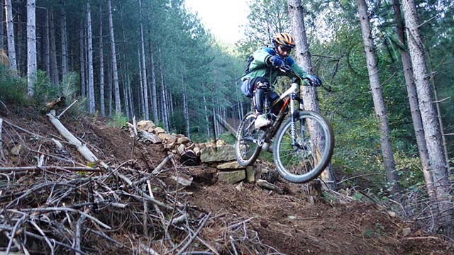 vtt en Ardèche : L'Echine d'Ane