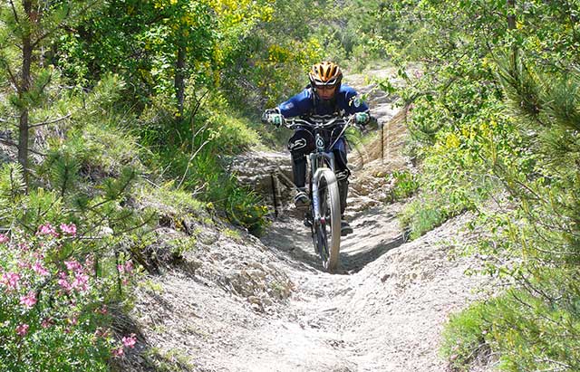 vtt en ardèche : vtt die justin gr