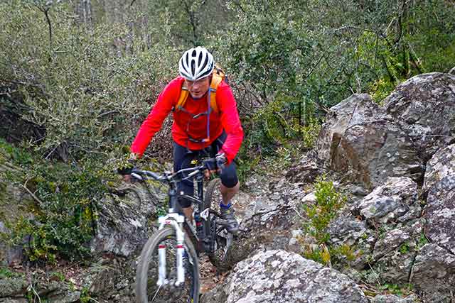 vtt en ardèche : vtt eyrieux brunel