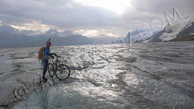 vtt en ardèche : vtt glacier theodule