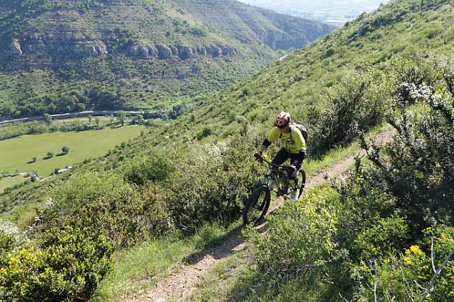 vtt en Ardèche : Les Grads de Chomérac