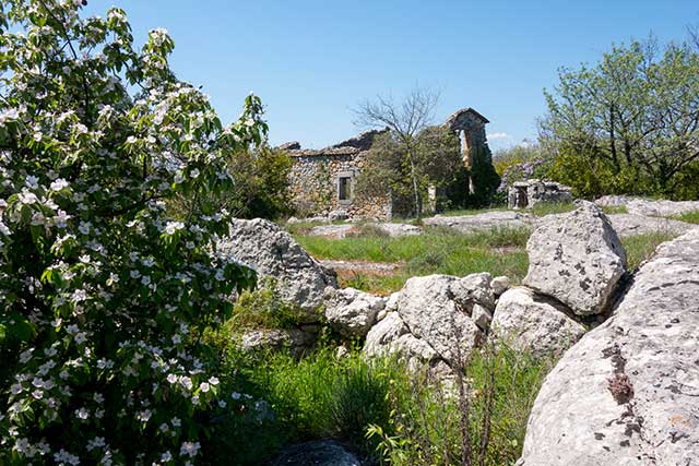 vtt en Ardèche : Autour de l'aérodrome d'Aubenas-Lanas