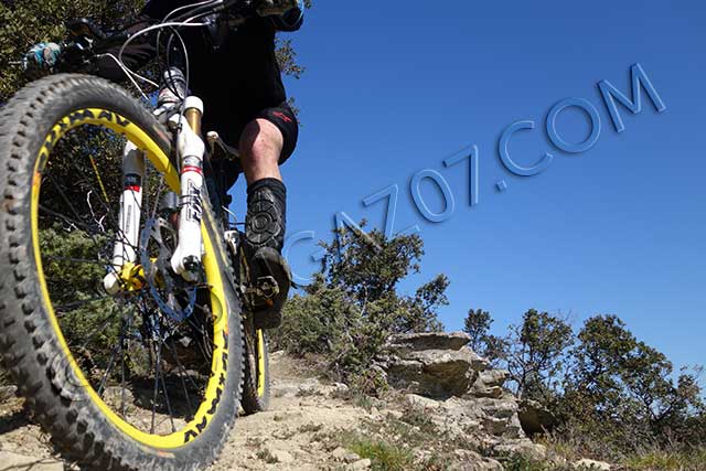 vtt en ardèche : vtt la garde adhemar