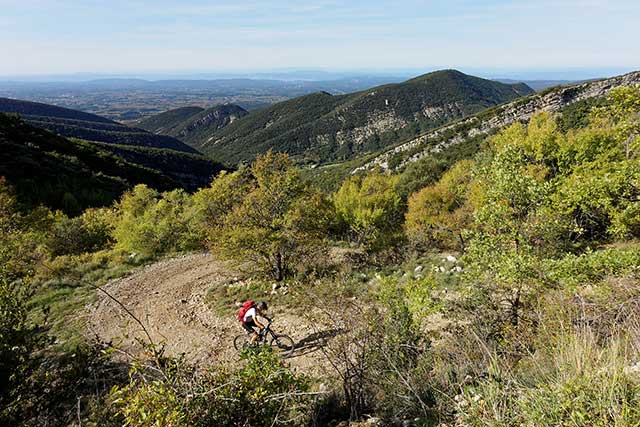 vtt en Drôme : La Lance classique