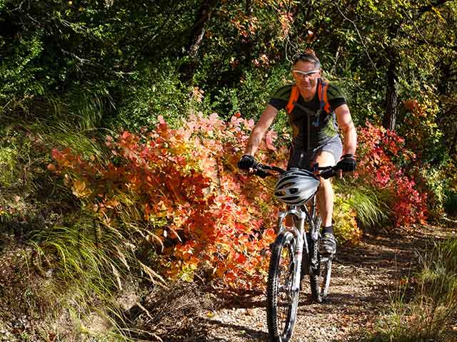 vtt en Ardèche : La Sablière Pifaut