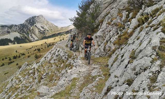 vtt en ardèche : vtt mont jocou