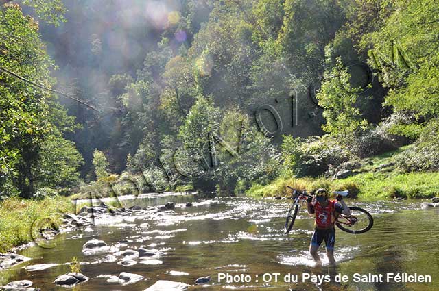 vtt en Ardèche : Le Pays de Saint Félicien