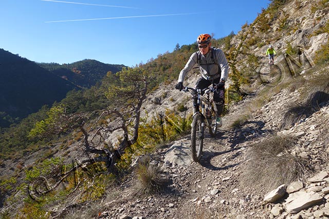 vtt en ardèche : vtt pontaix vacheres en quint