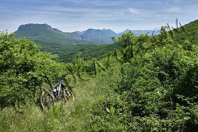 vtt en ardèche : vtt puy saint martin