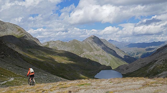 vtt en ardèche : vtt queyras col vieux