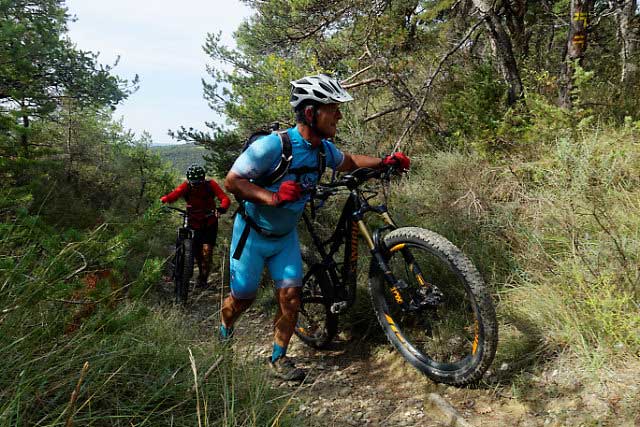 vtt en ardèche : vtt saillans st pancrace