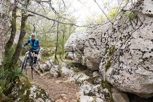 vtt en Ardèche : Les grads de Ventalon