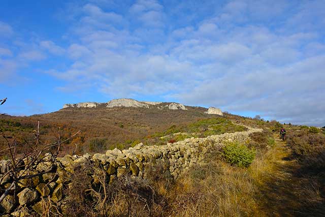 vtt en ardèche : vtt saint remeze dent de rez