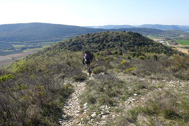 vtt en Drôme : Les collines de Savasse et Sauzet