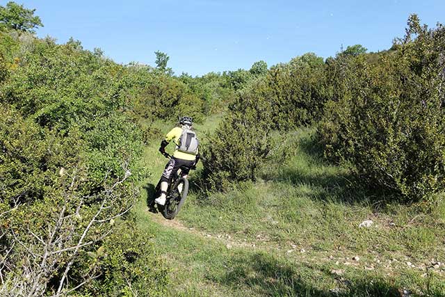 vtt en Ardèche : Les spéciales enduro du Teil