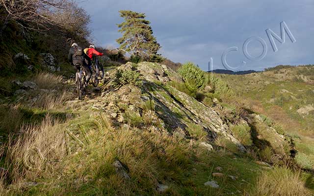 vtt en ardèche : vtt st fortunat aurele