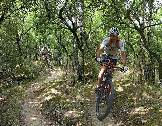 vtt en Ardèche : St Peray Lardoix Tracolette