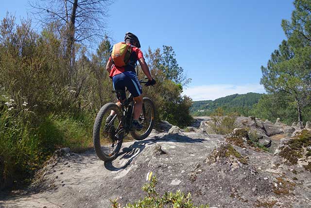 vtt en ardèche : vtt tetines de vernon